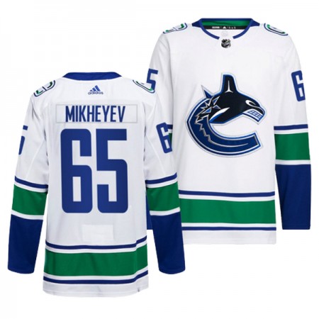Miehille NHL Vancouver Canucks Pelipaita Ilya Mikheyev 65 Adidas Valkoinen Authentic